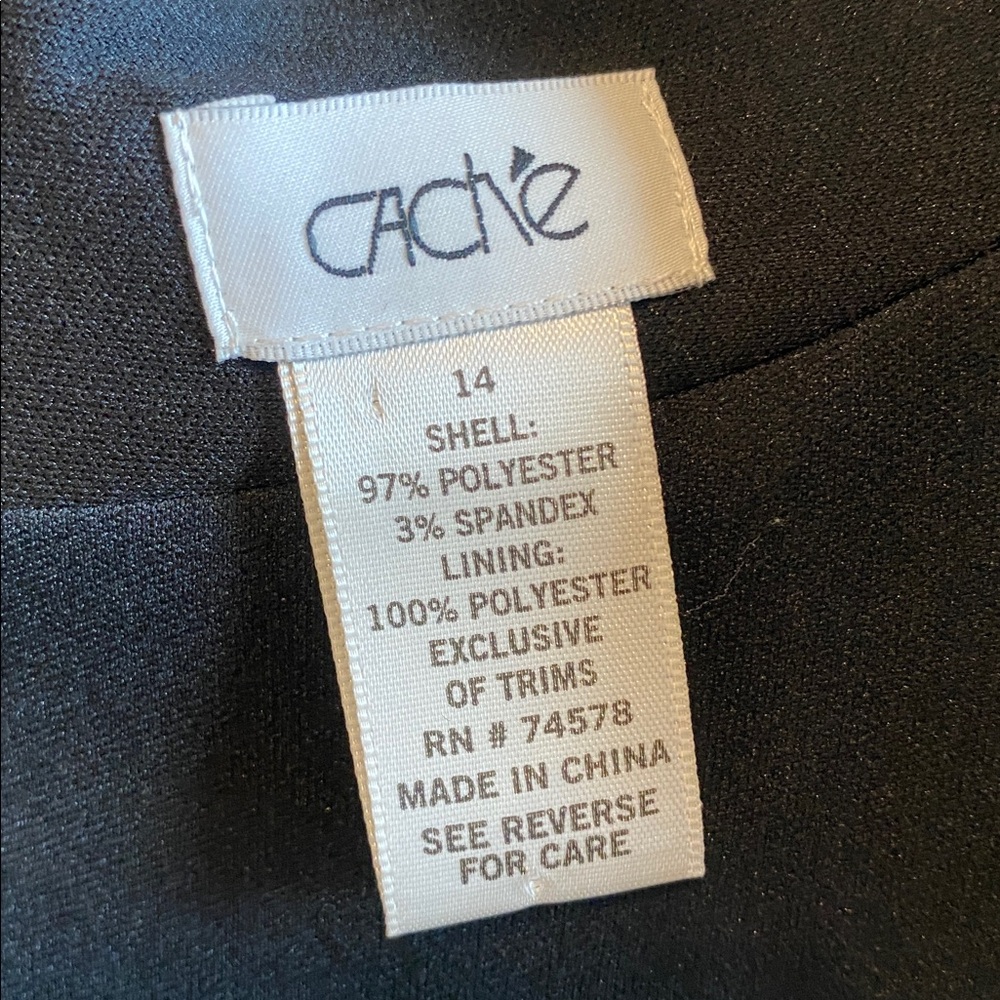 Cache Green Fitted Cocktail Dress Size 14 w/ Belt - Picture 4 of 11